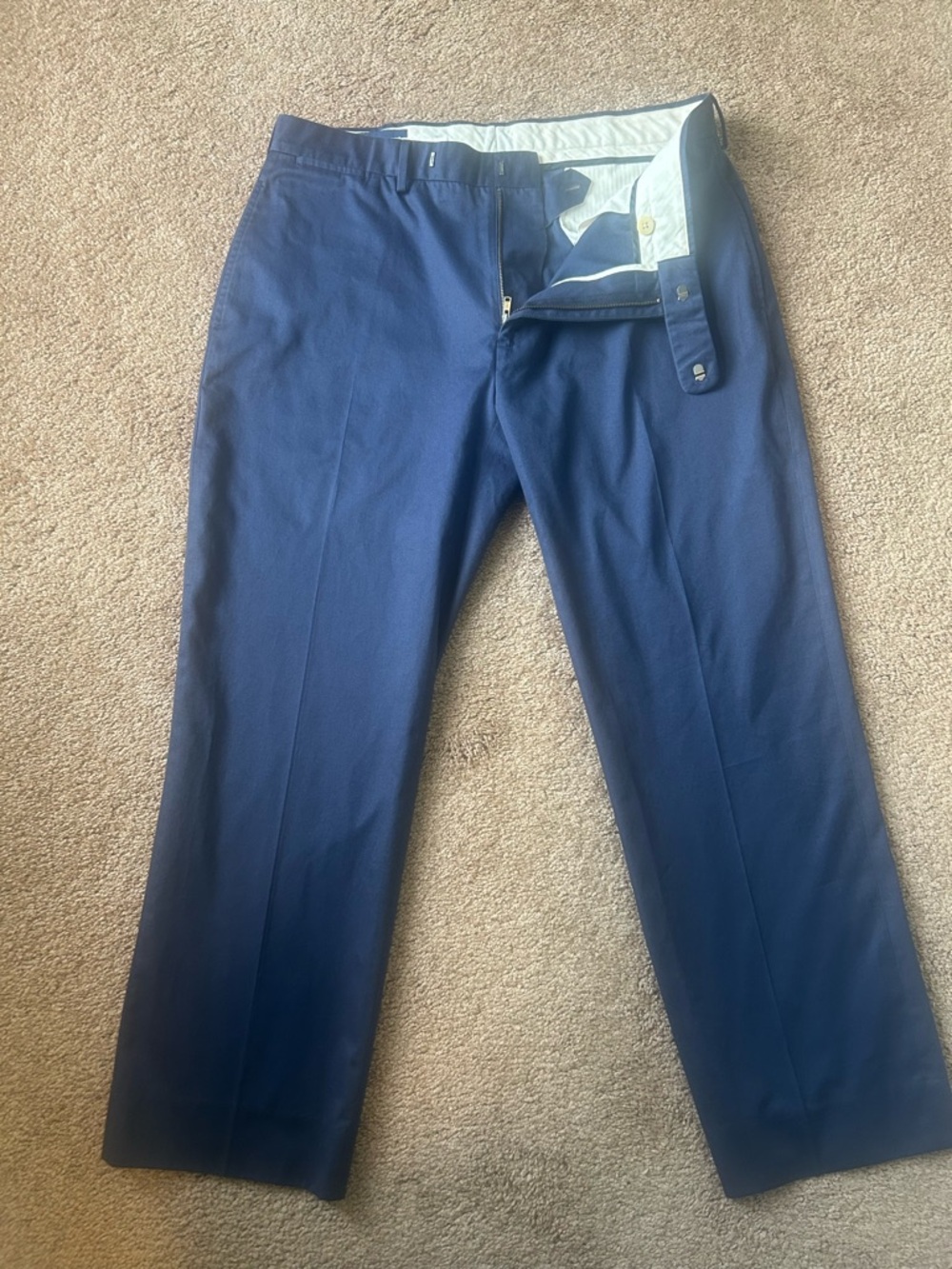Men's Polo Golf Classic Navy Dress Pants 36x34